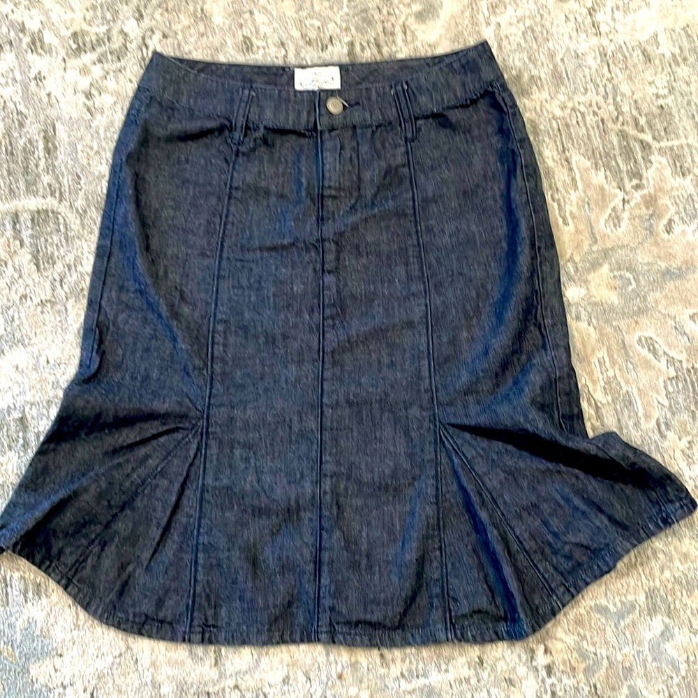 WHBM Jean Skirt